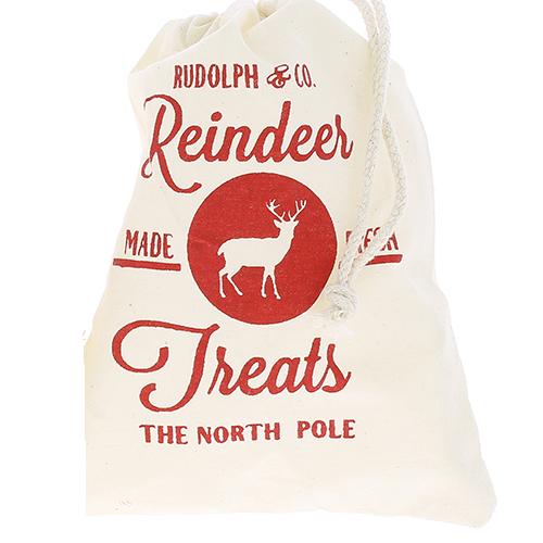 Fiona Walker Cotton Mini Christmas Gift Bag - I Want That Present