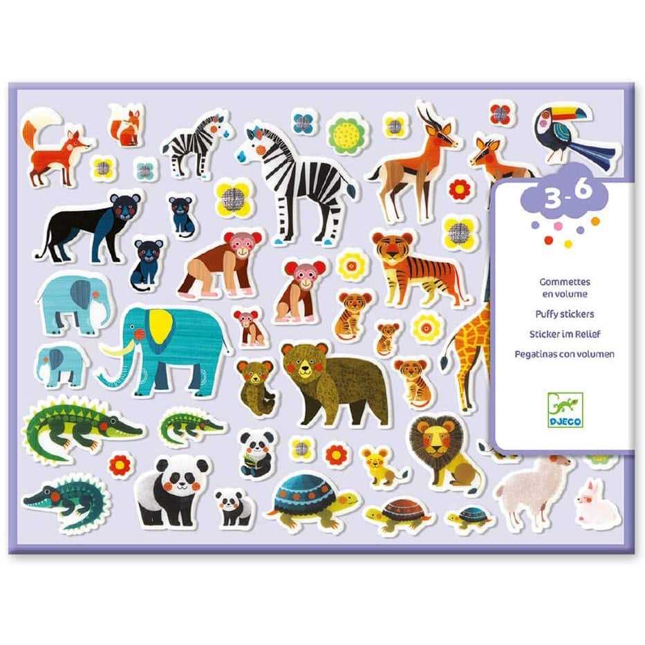 Djeco Stickers - Mothers and Babies - I Want That Present