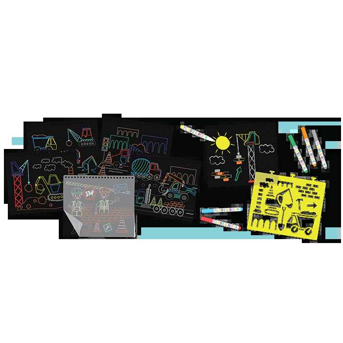 Floss & Rock Chalk Board Sketchbook - Construction