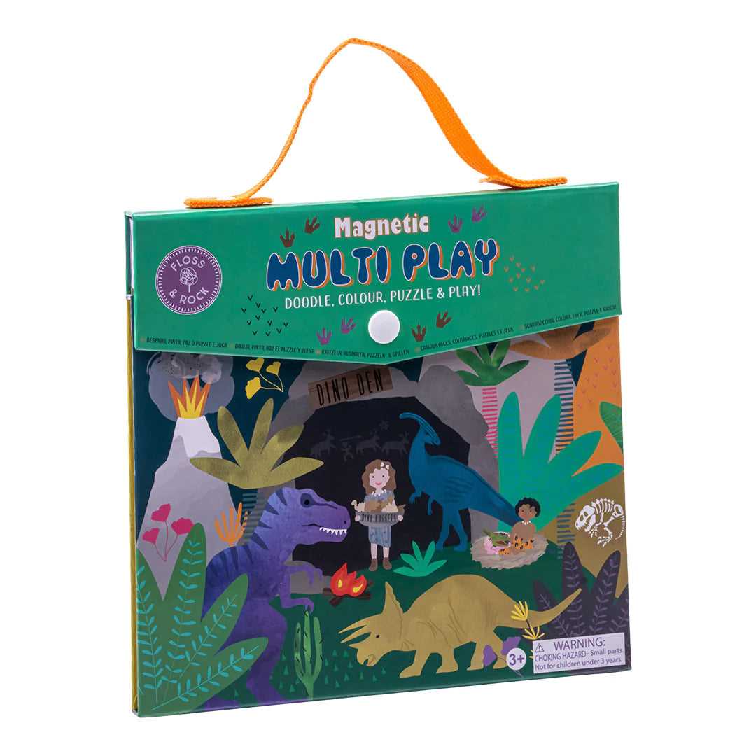 Floss & Rock Magnetic Multiplay Dinosaur Play - I Want That Present