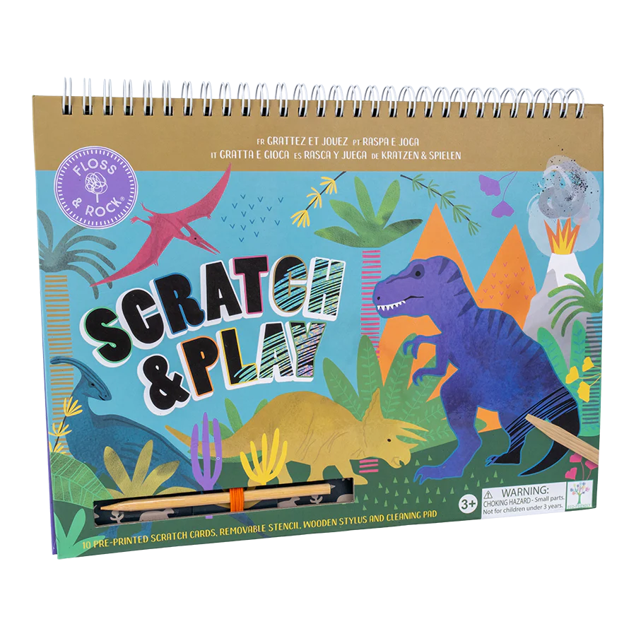 floss and rock scratch and play spiral book 