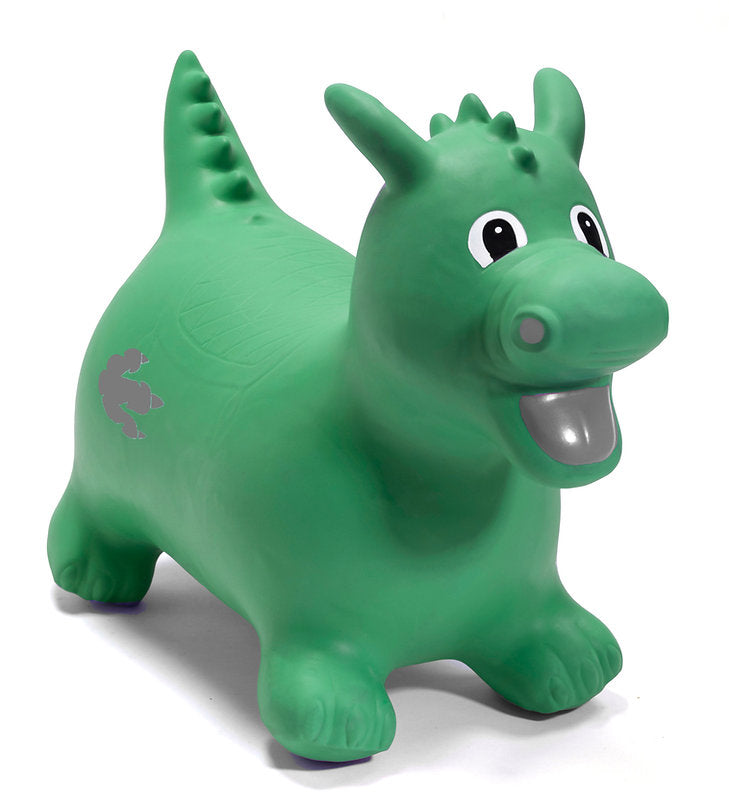 happy hopperz green dinosaur