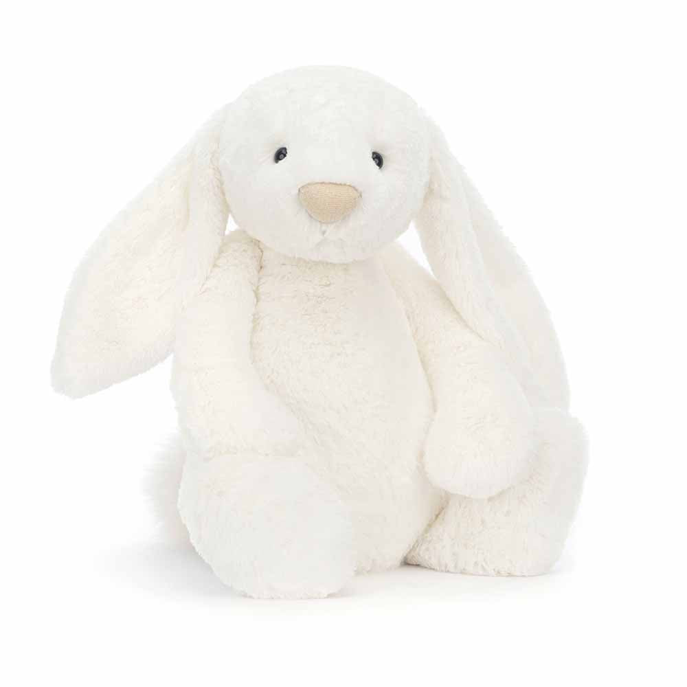 maileg bashful luxe bunny with snowy white fur