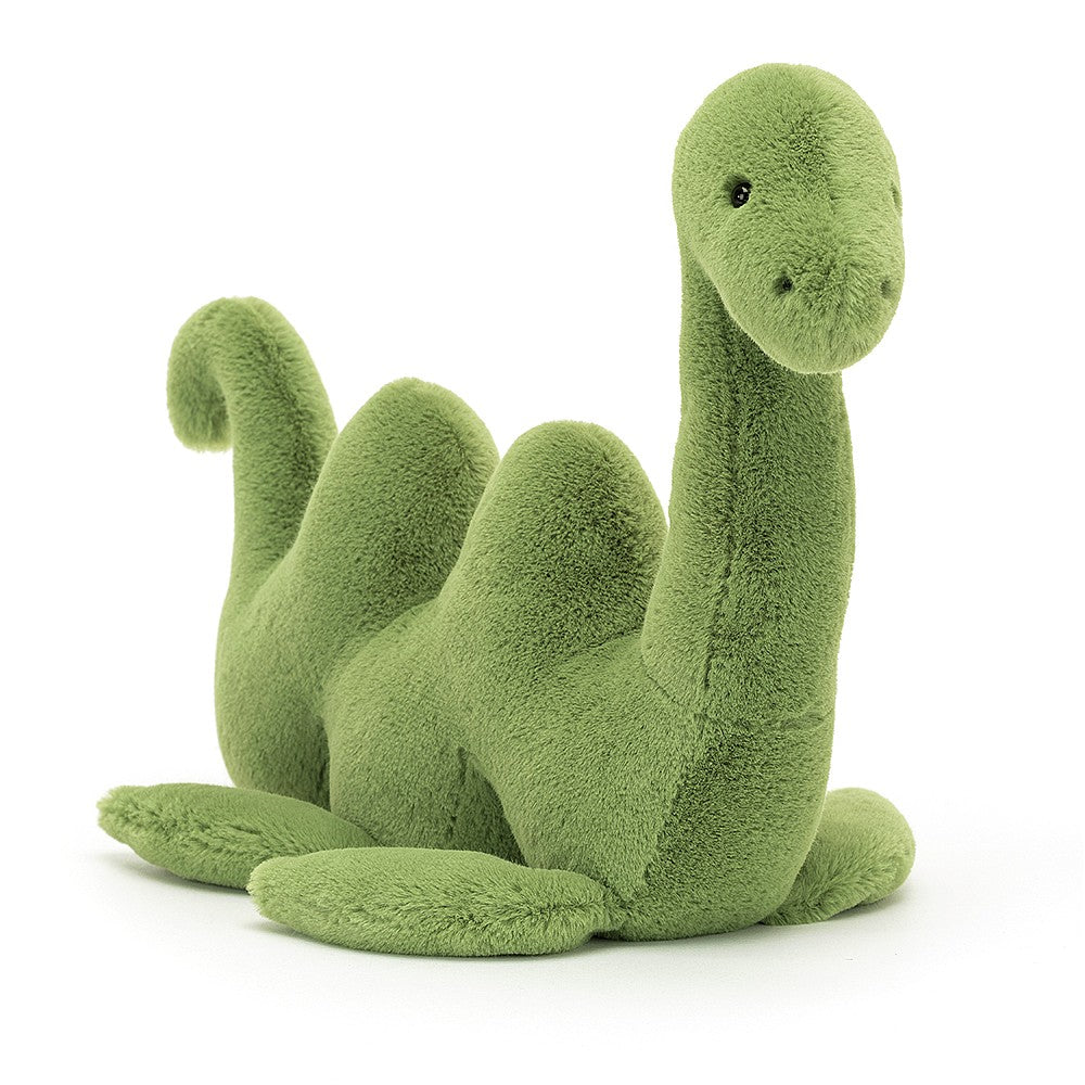 vibrant green loch ness monster by Jellycat