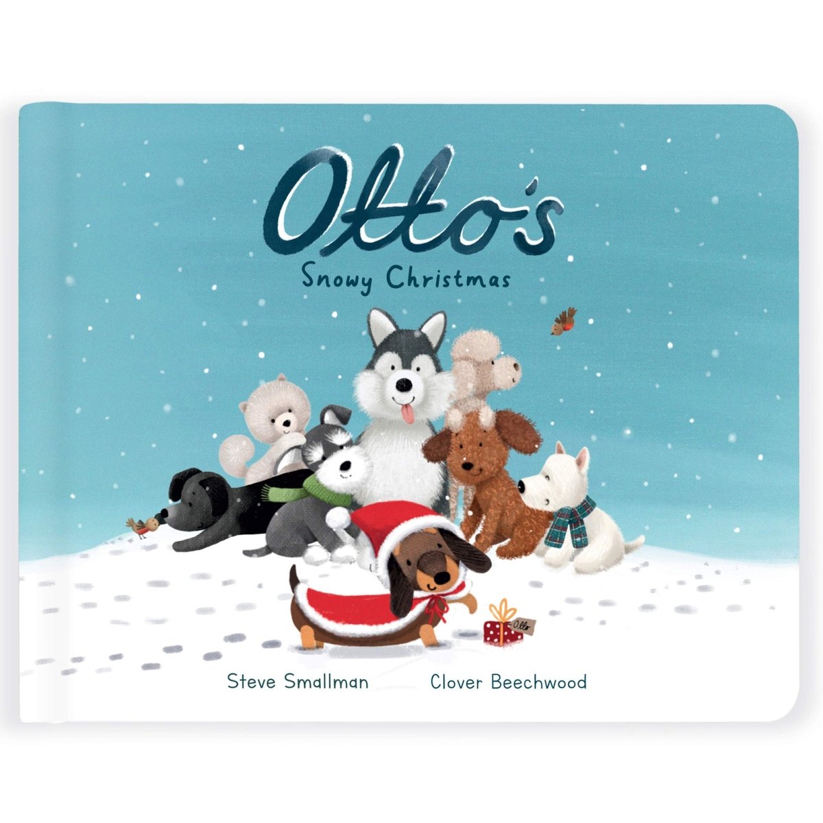 Jellycat Otto’s Snowy Christmas Book - I Want That Present