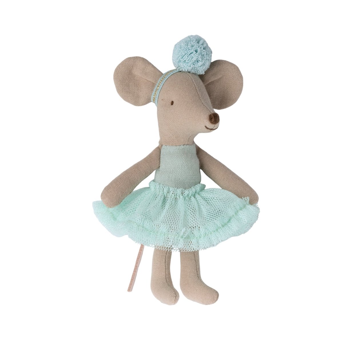 Maileg Ballerina Mouse - Little Sister - Light Mint - discontinued - I Want That Present