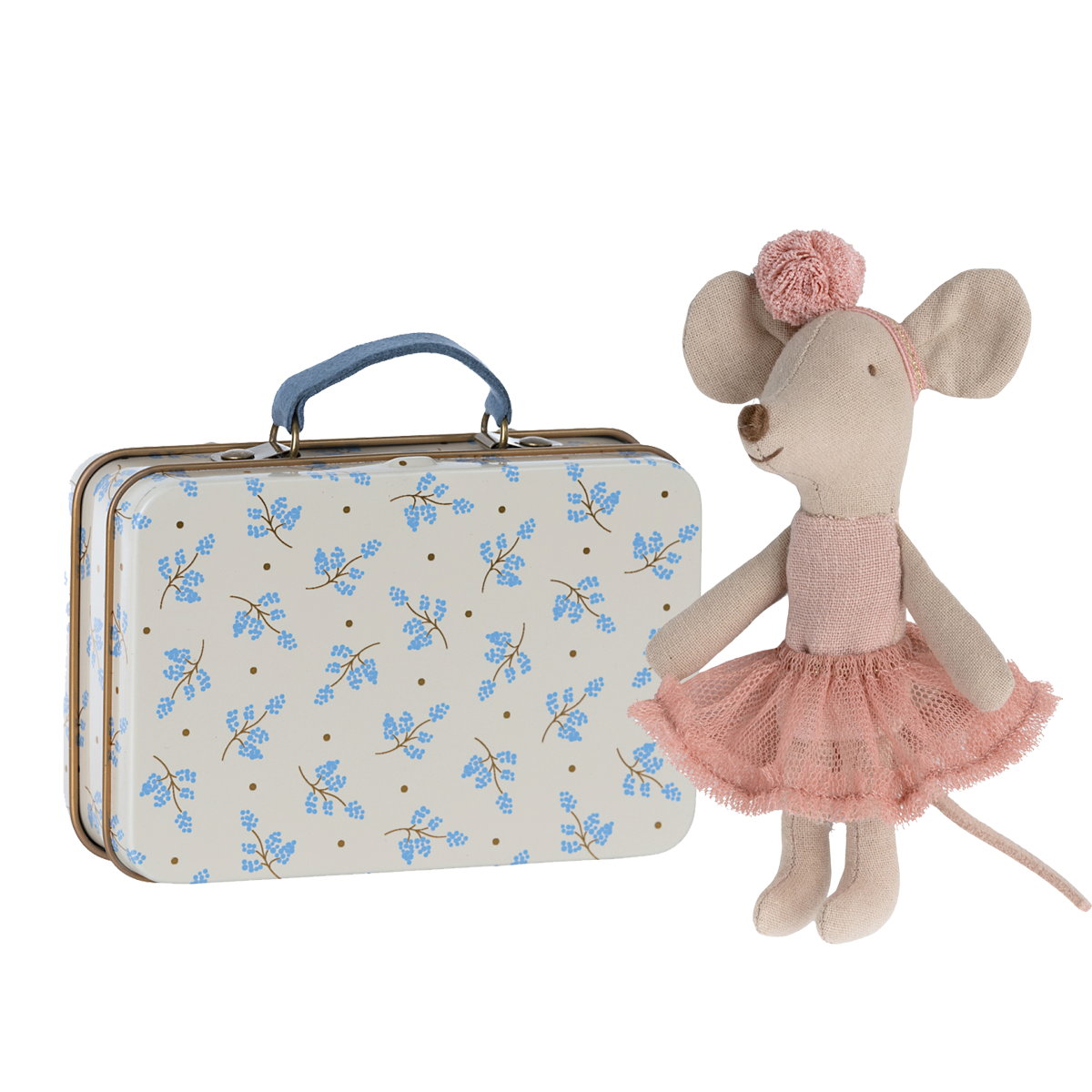 Maileg Little Sister Rose Ballerina & Suitcase