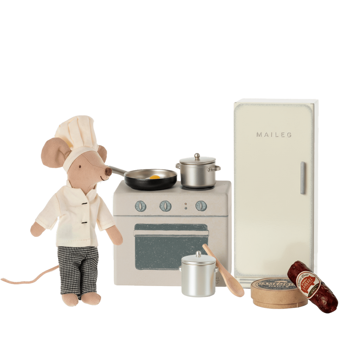 Maileg Chef Mouse and Cooking Bundle - I Want That Present