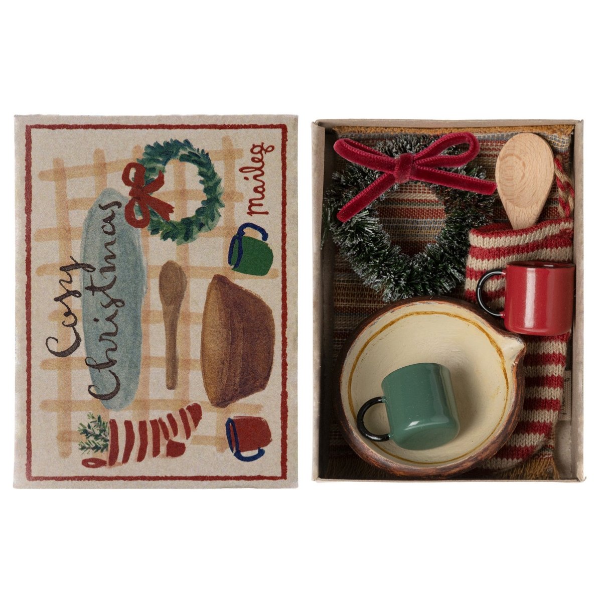 Maileg Cosy Christmas Set - Discontinued - I Want That Present