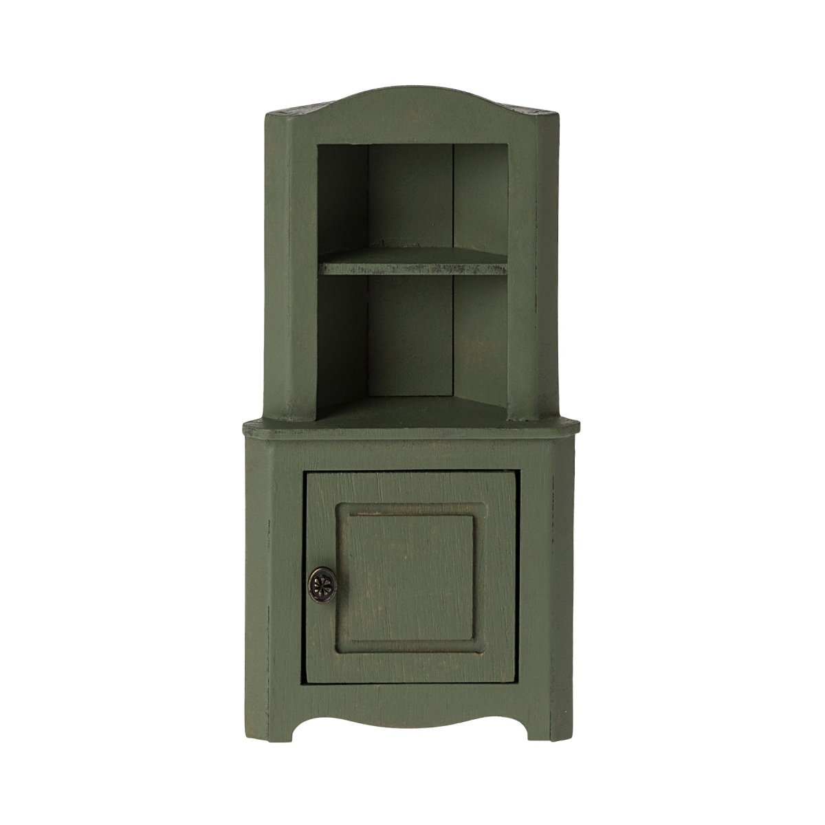Maileg Corner Cabinet, Mouse - Dark Green - I Want That Present