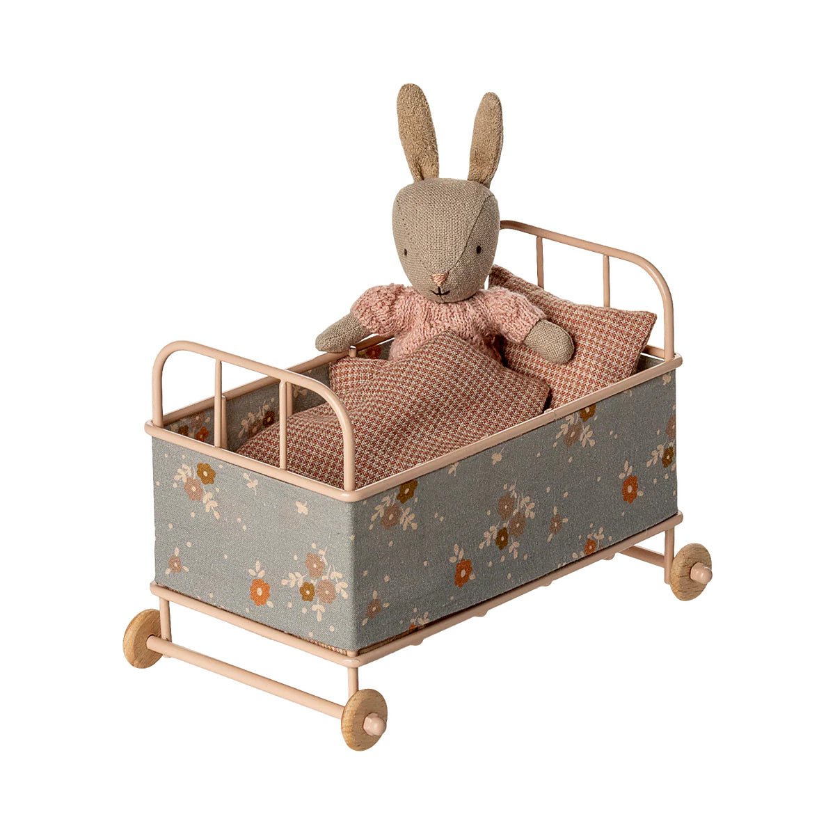 Maileg Cot Bed, Micro - Powder - I Want That Present