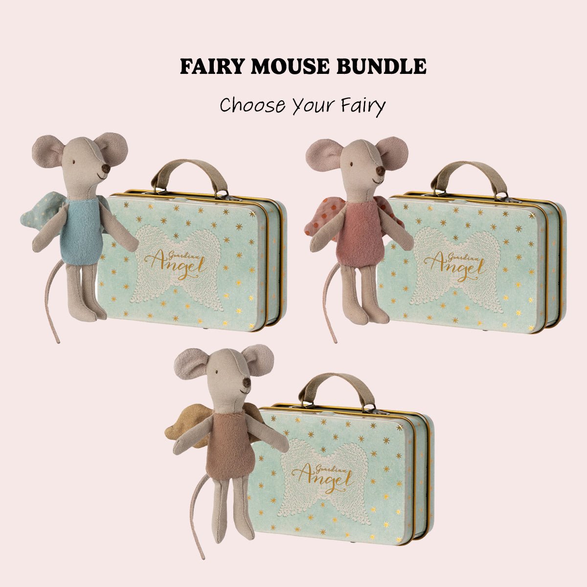 Maileg Little Sister Fairy & Suitcase - I Want That Present