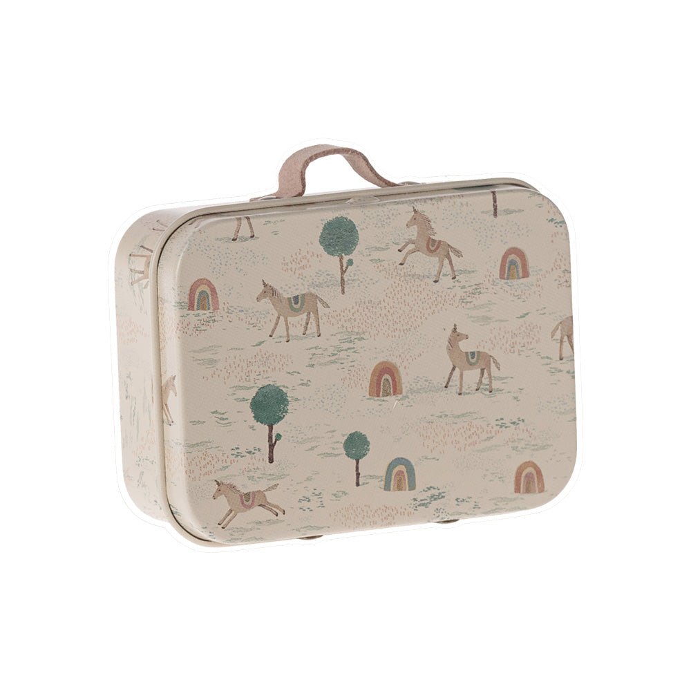 Maileg Suitcase, Micro - Des licornes - I Want That Present