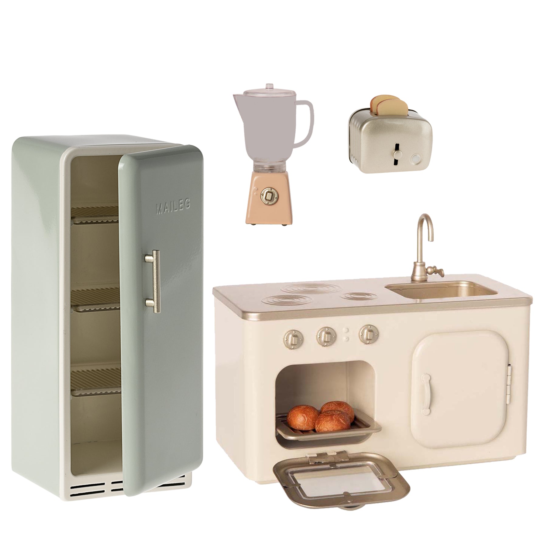 Maileg Miniature Kitchen Bundle - Mint - PREORDER - due October