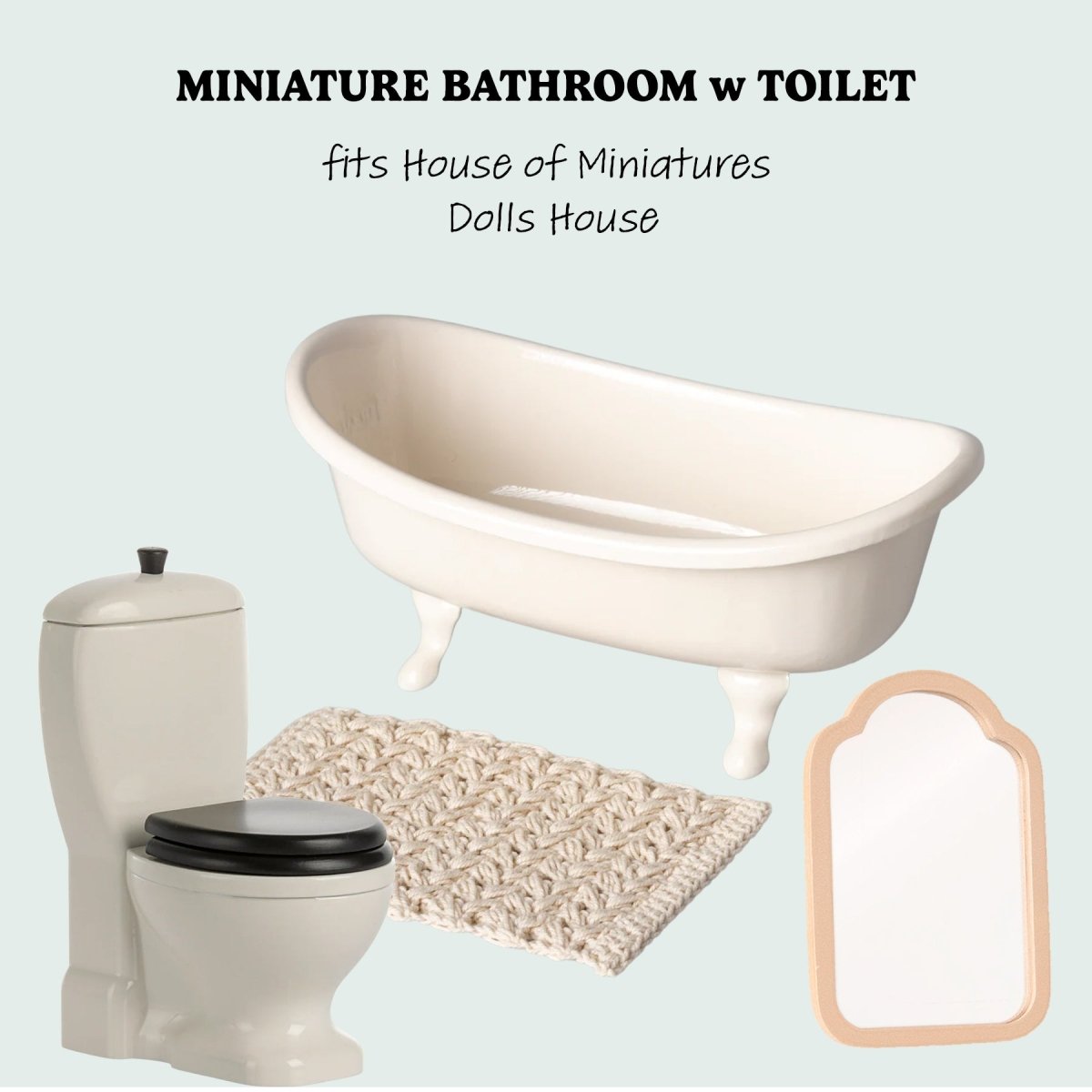 Maileg Miniature Bathroom (Large furniture) - I Want That Present