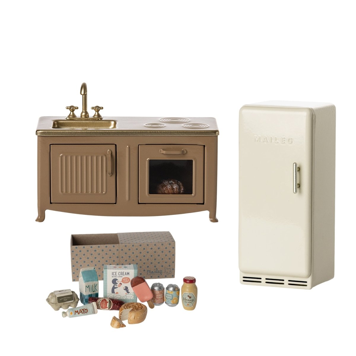 Maileg Mouse Kitchen Bundle - Brown - I Want That Present