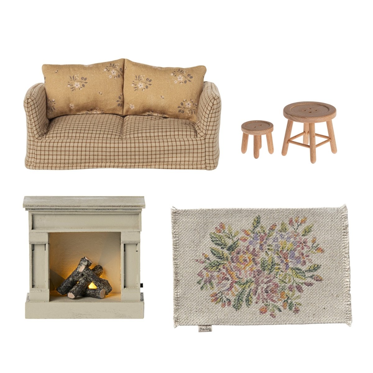 Maileg Mouse Lounge Bundle - I Want That Present