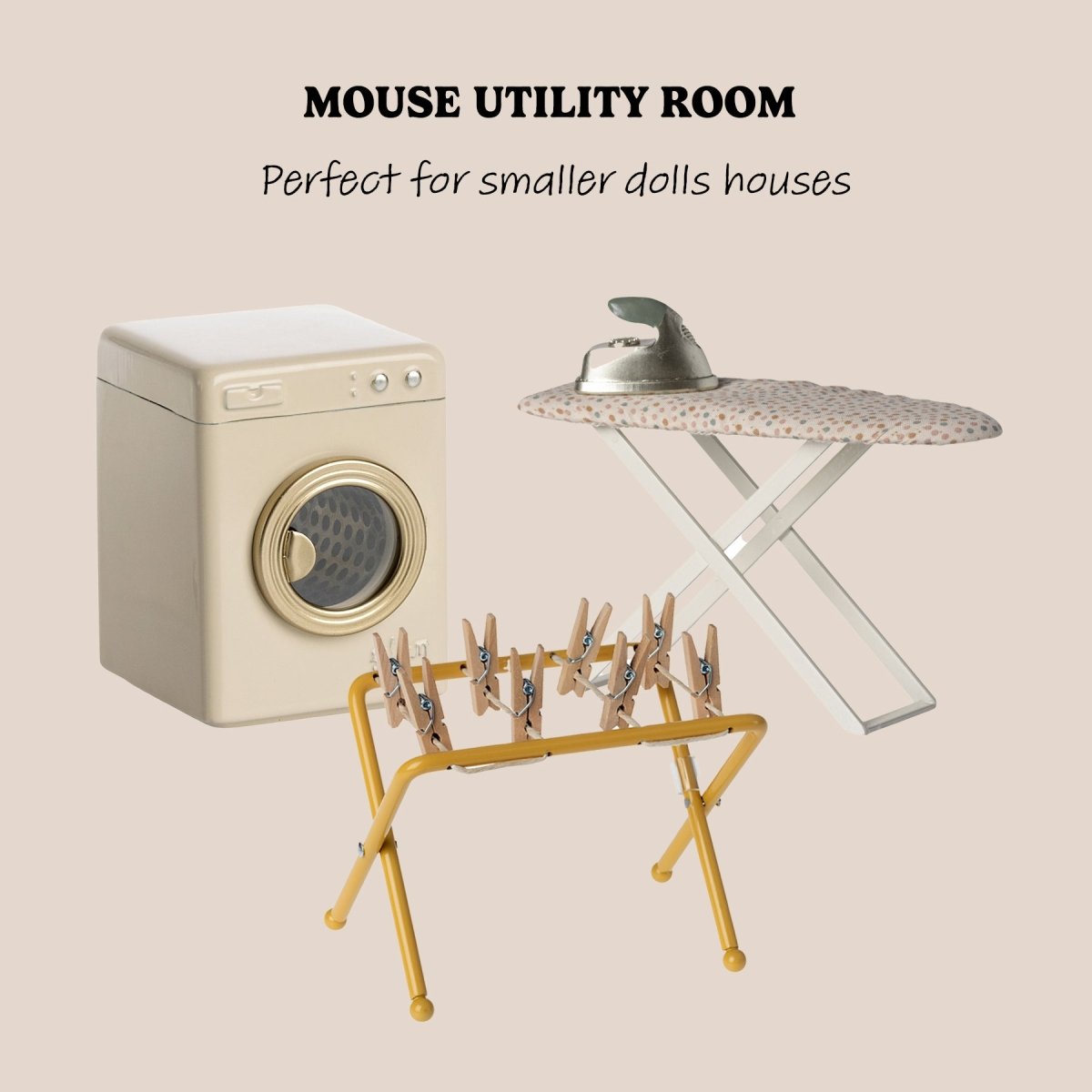 Maileg Mouse Utility Room Bundle - I Want That Present