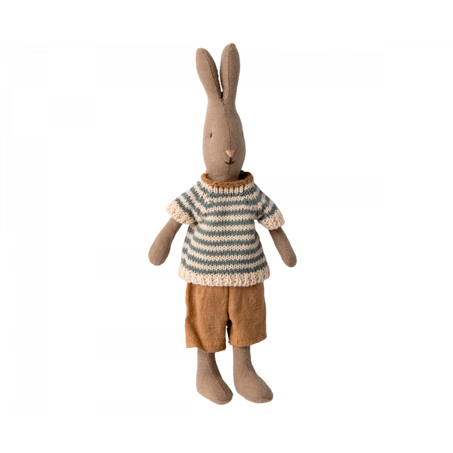 Maileg Rabbit Size 1, Brown - Shirt & Shorts