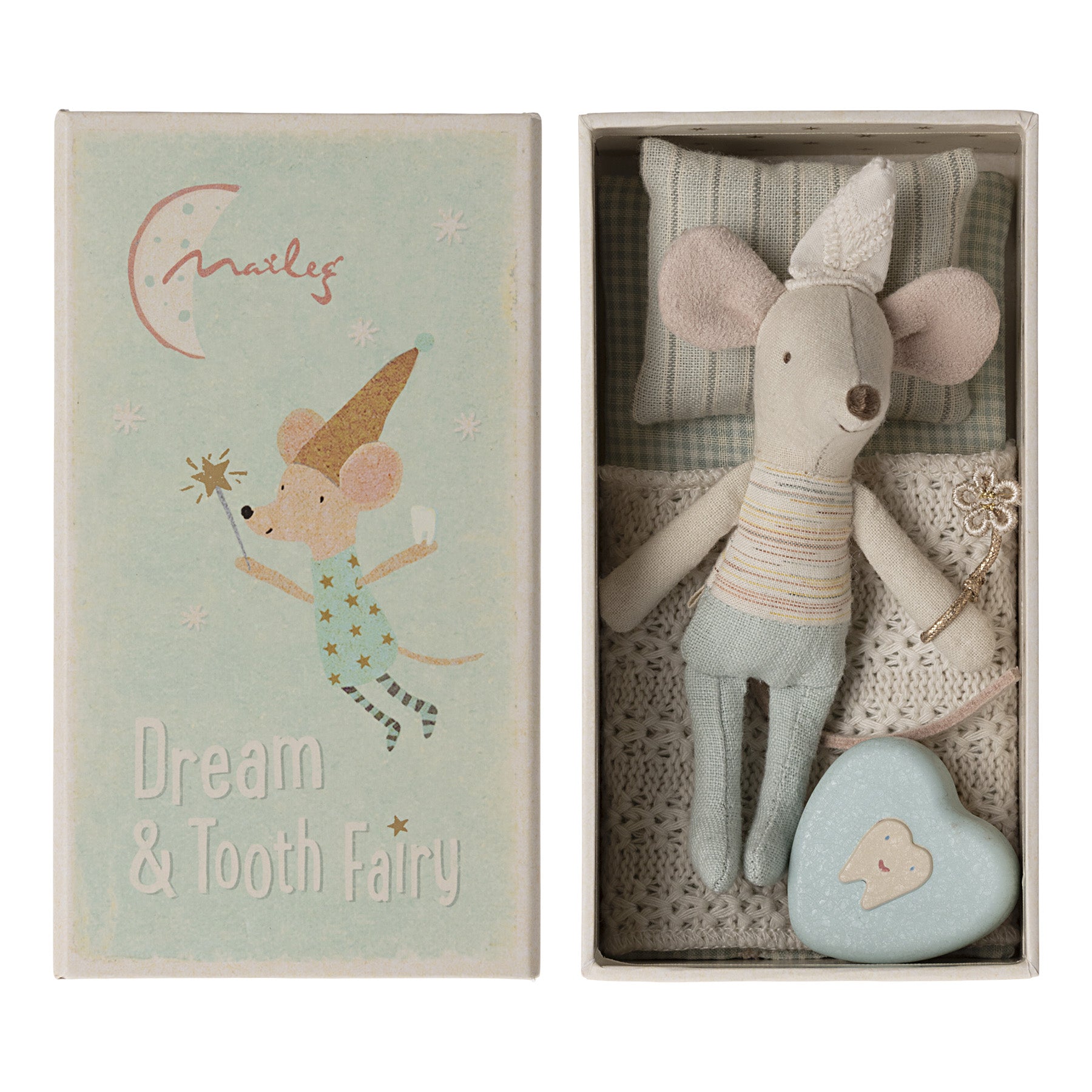 Maileg Tooth Fairy Mouse in Matchbox, Little Brother