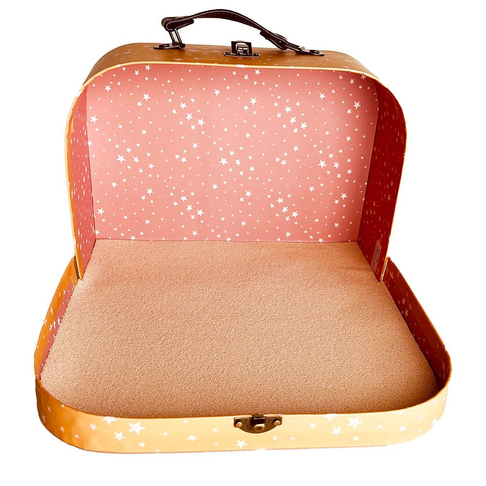 Medium Stars Suitcase - Soft Sand coloured Carpet - Make Your Own Bundle - I Want That Present