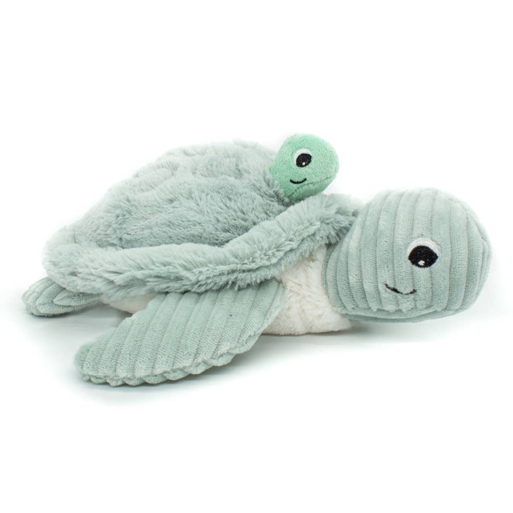 Les Ptipotos Tilly the Turtle Mum & Baby Mint - I Want That Present