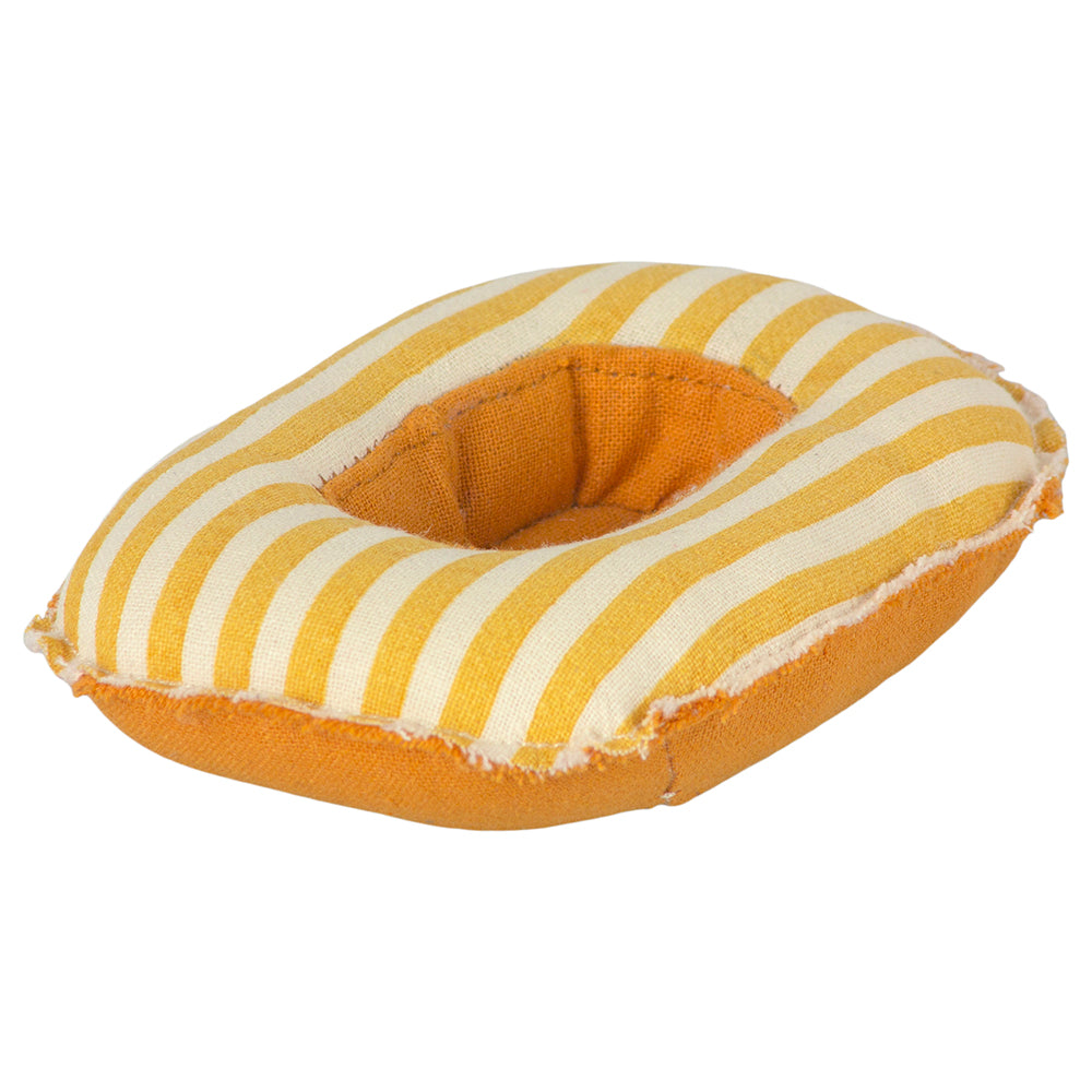 Maileg Rubber Boat for Small Mice - Yellow Stripe