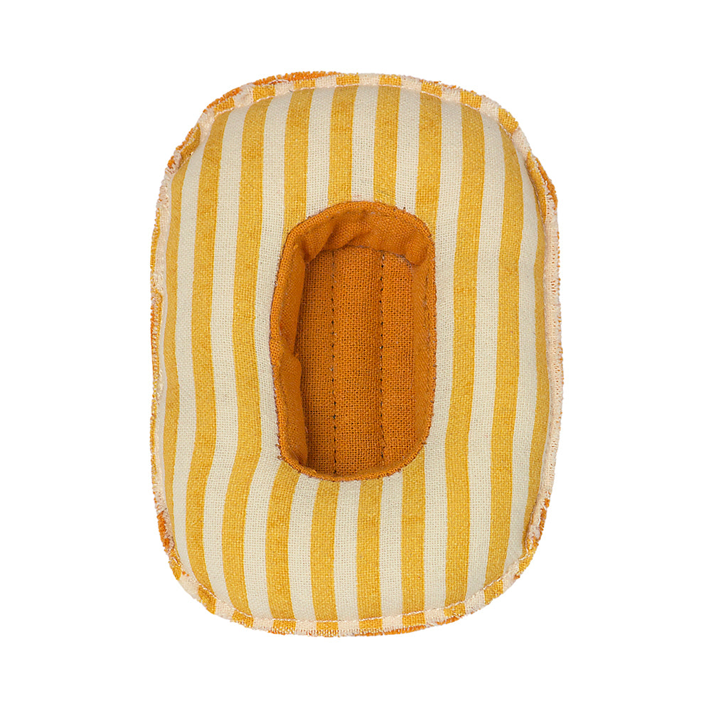 Maileg Rubber Boat for Small Mice - Yellow Stripe