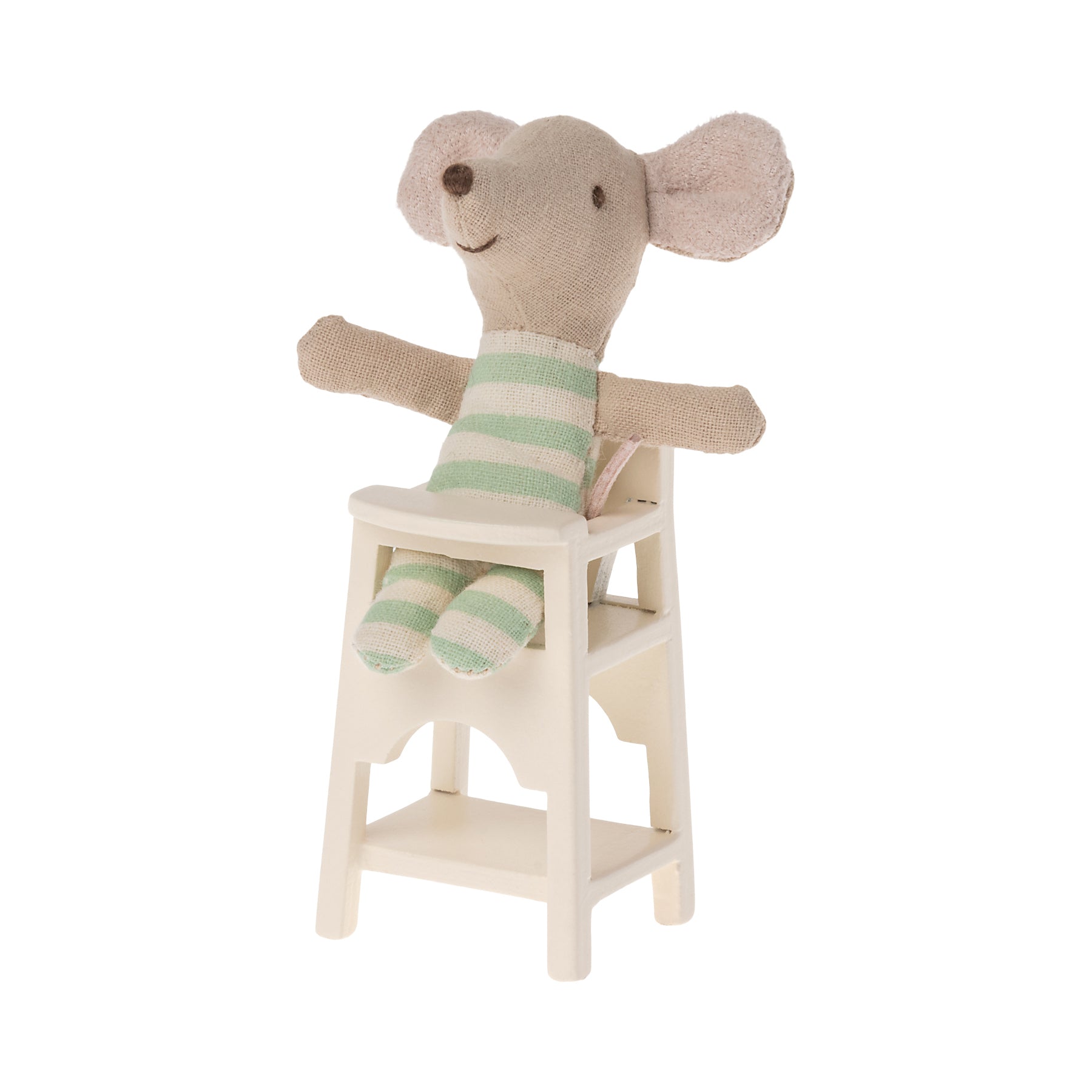 Maileg High chair, Mouse - Off white