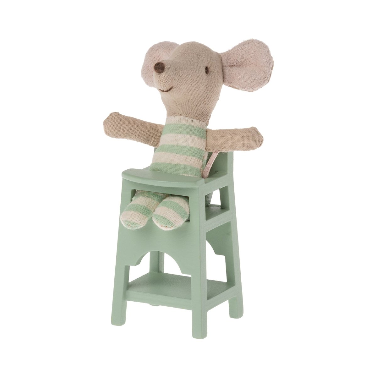 Maileg High chair, Mouse - Mint - I Want That Present