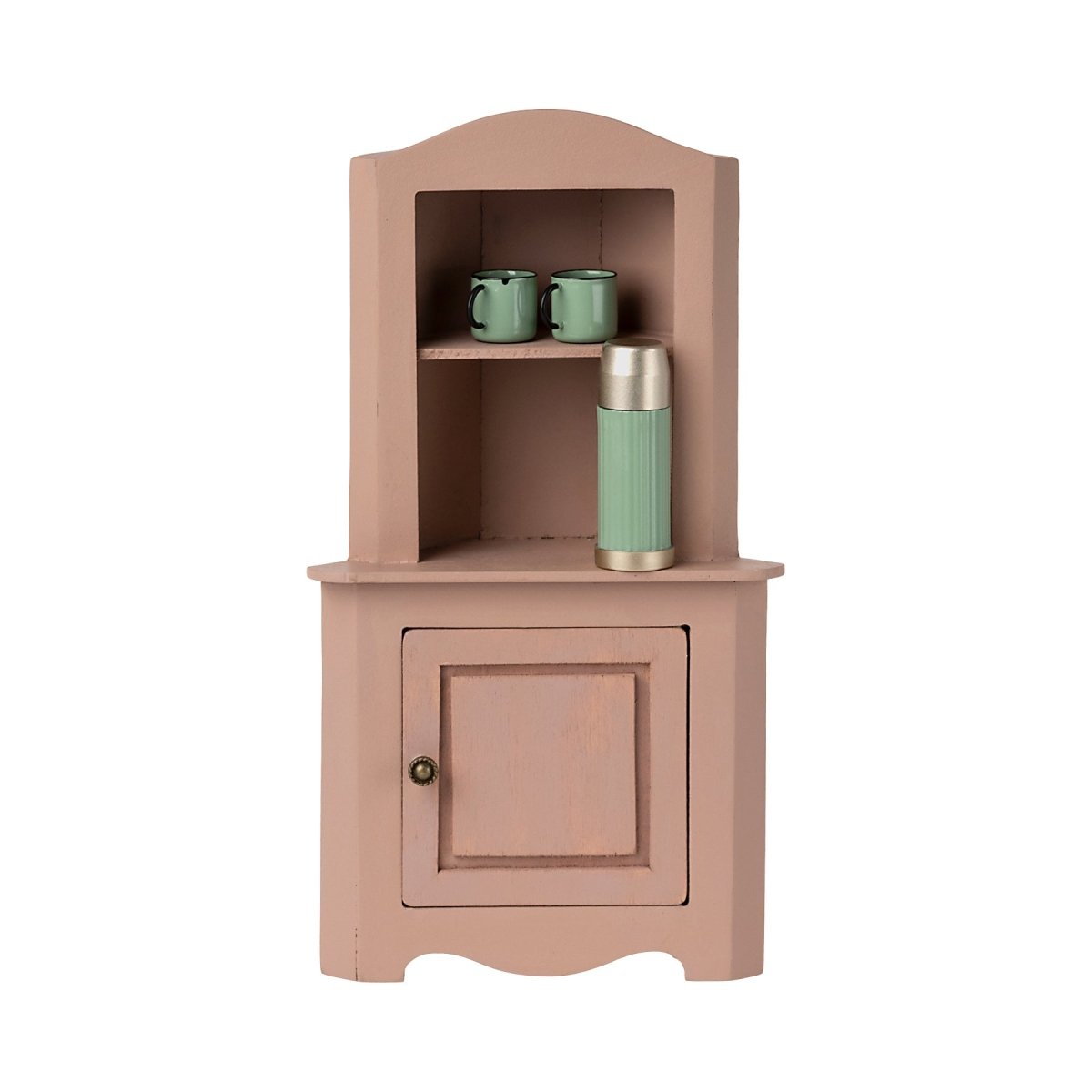 Maileg Miniature Corner Cabinet - Rose - I Want That Present