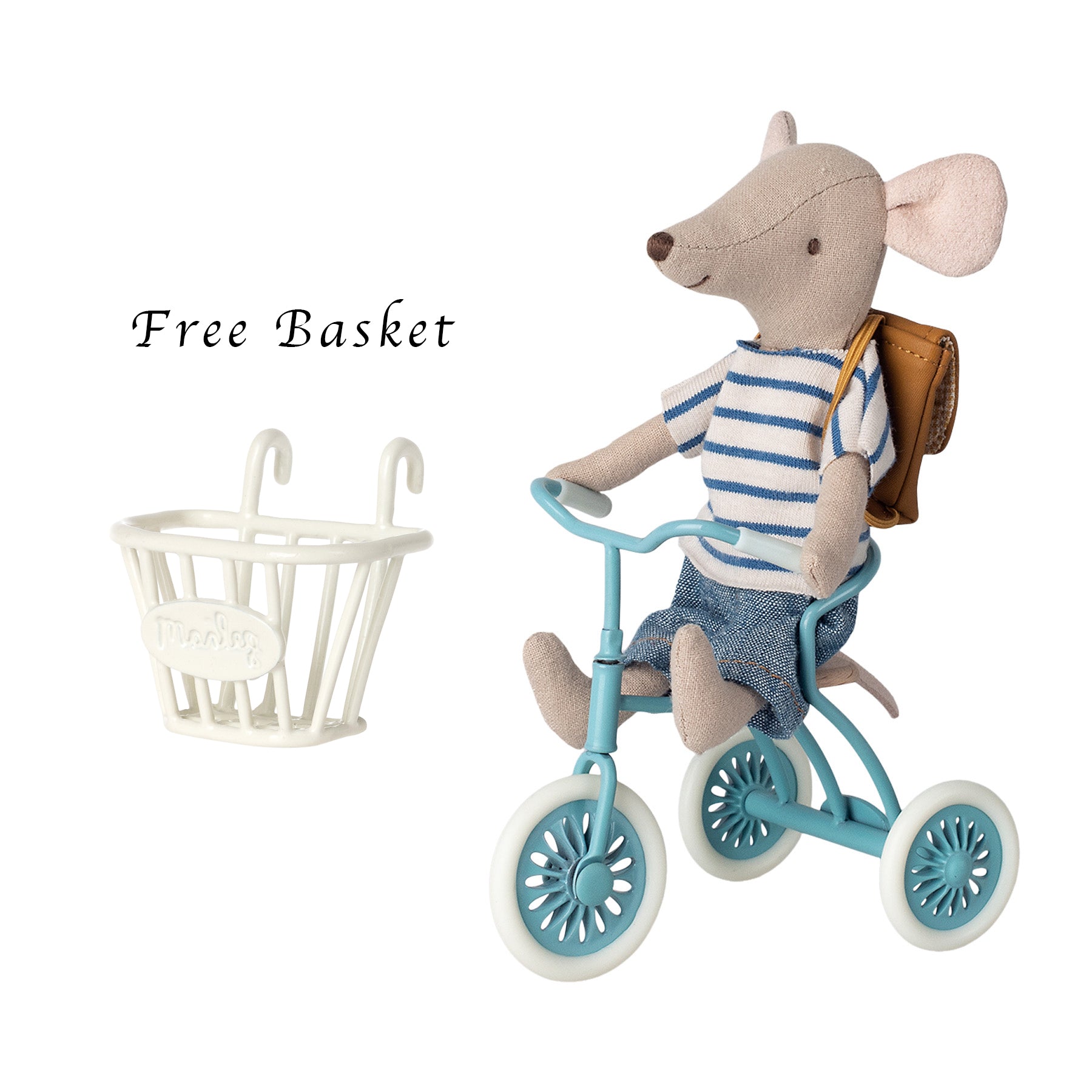 Maileg Tricycle, Garage Box and Mouse - SPECIAL OFFER