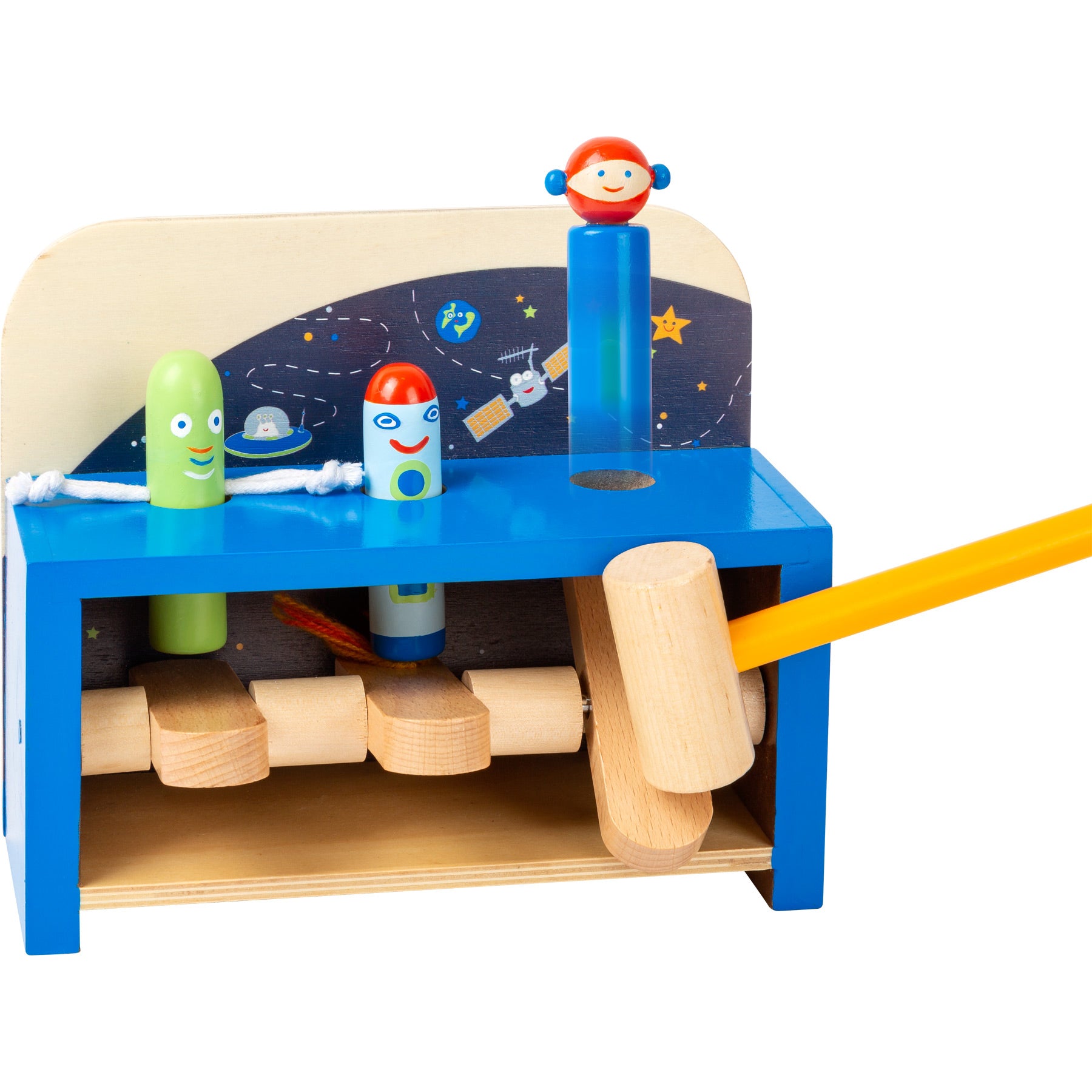 Small Foot Wooden Hammering Bench - Space