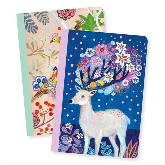 Djeco A6 Notebooks x2 - Martyna Tiger - I Want That Present