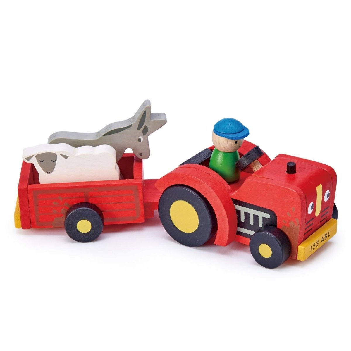 Tender Leaf Toys Tractor And Trailer - I Want That Present