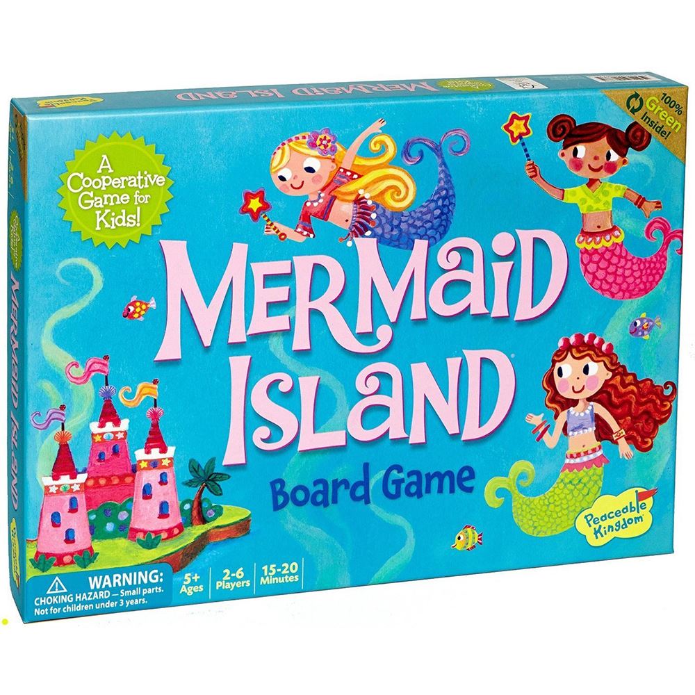 Peaceable Kingdom Mermaid Island Cooperation Game
