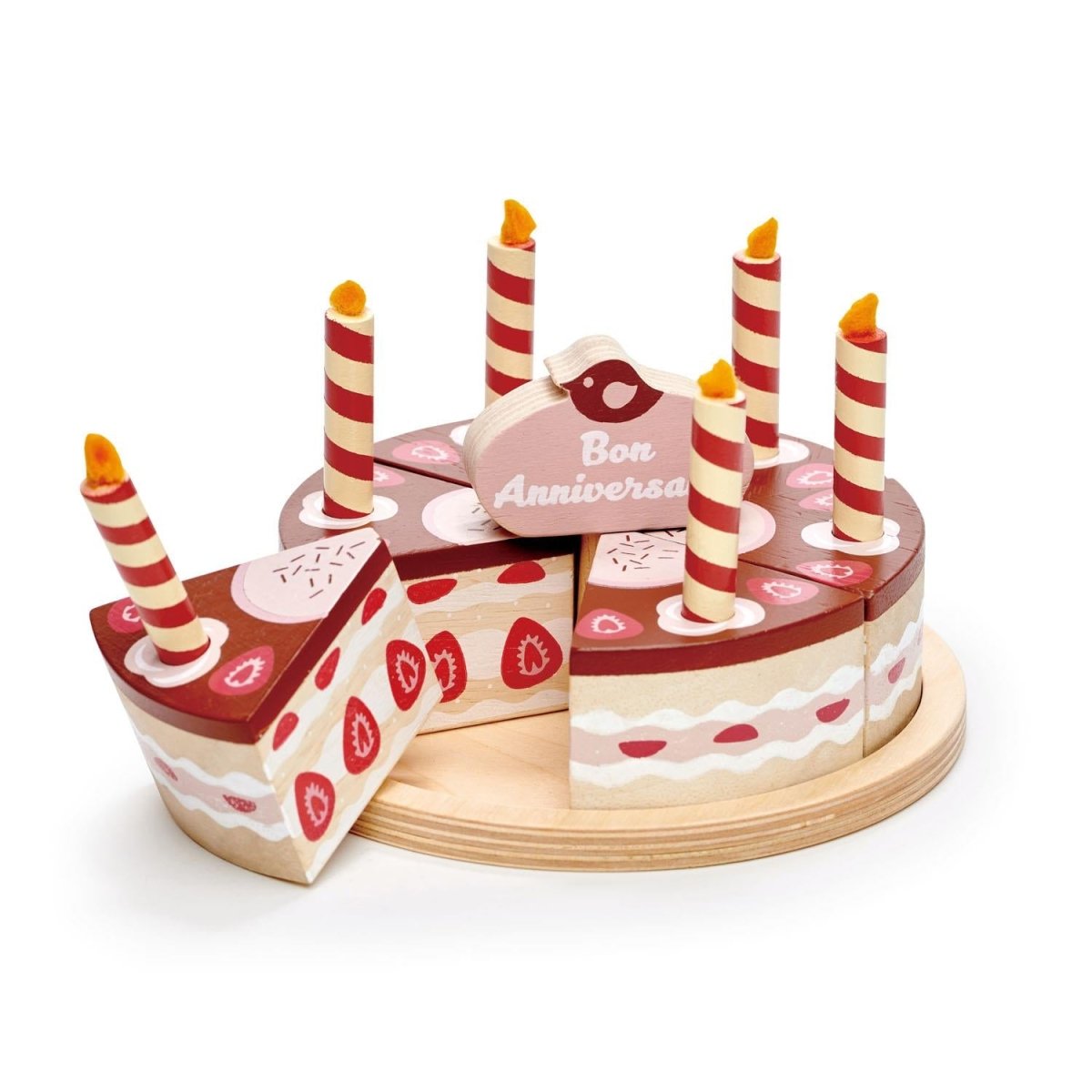Tender Leaf Toys Chocolate Birthday Cake - I Want That Present