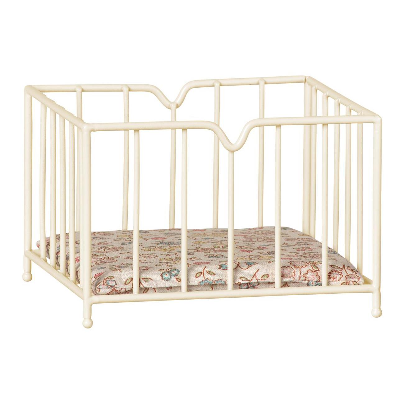 Maileg Micro Metal Offwhite Playpen