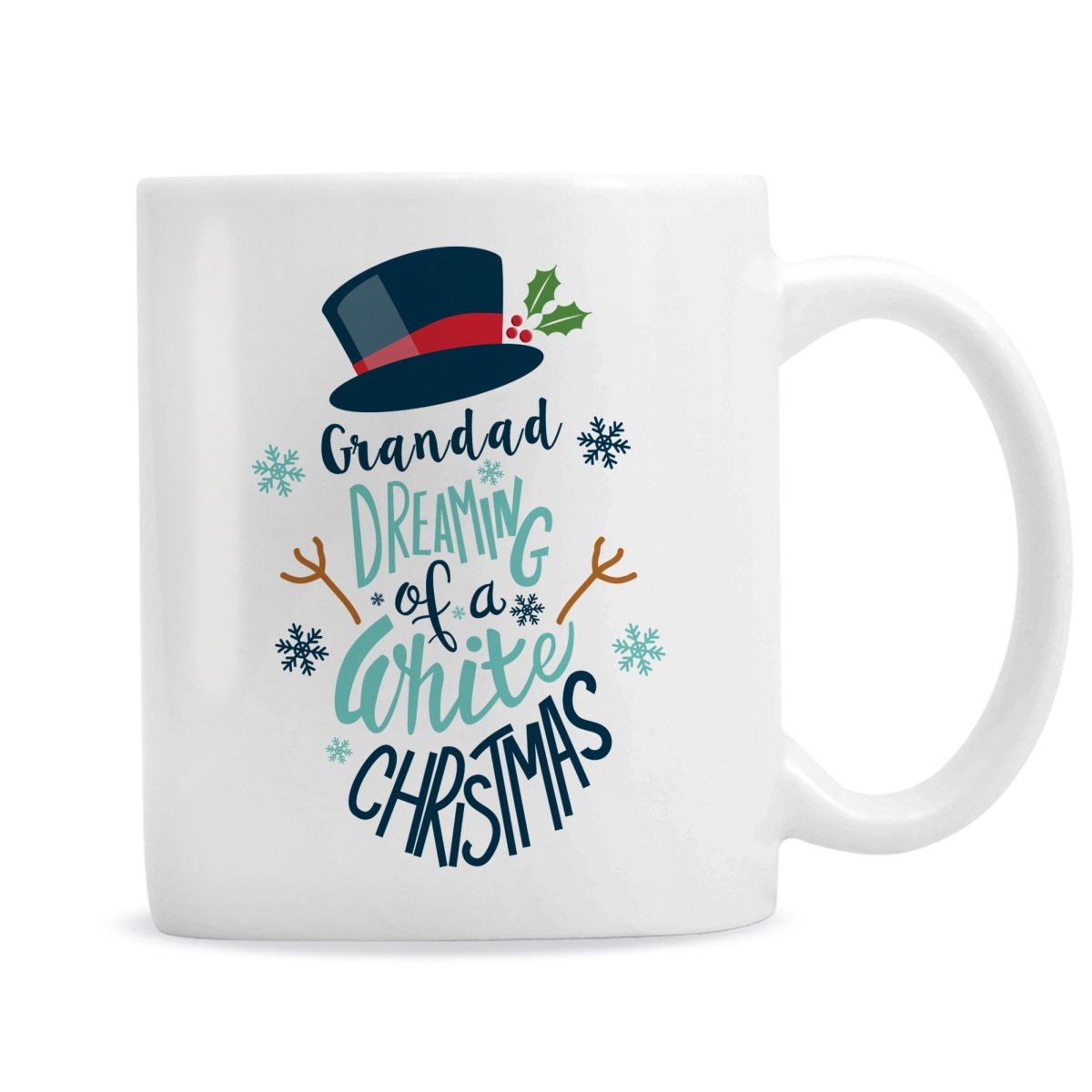 Personalised White Christmas Mug - I Want That Present