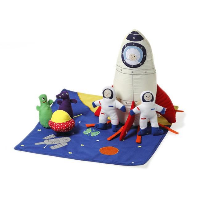 Oskar & Ellen Fabric Spaceship Play Set