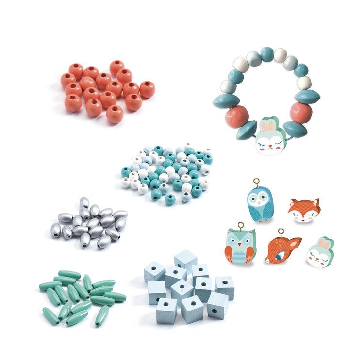 Djeco Wooden Beads & Small Animals