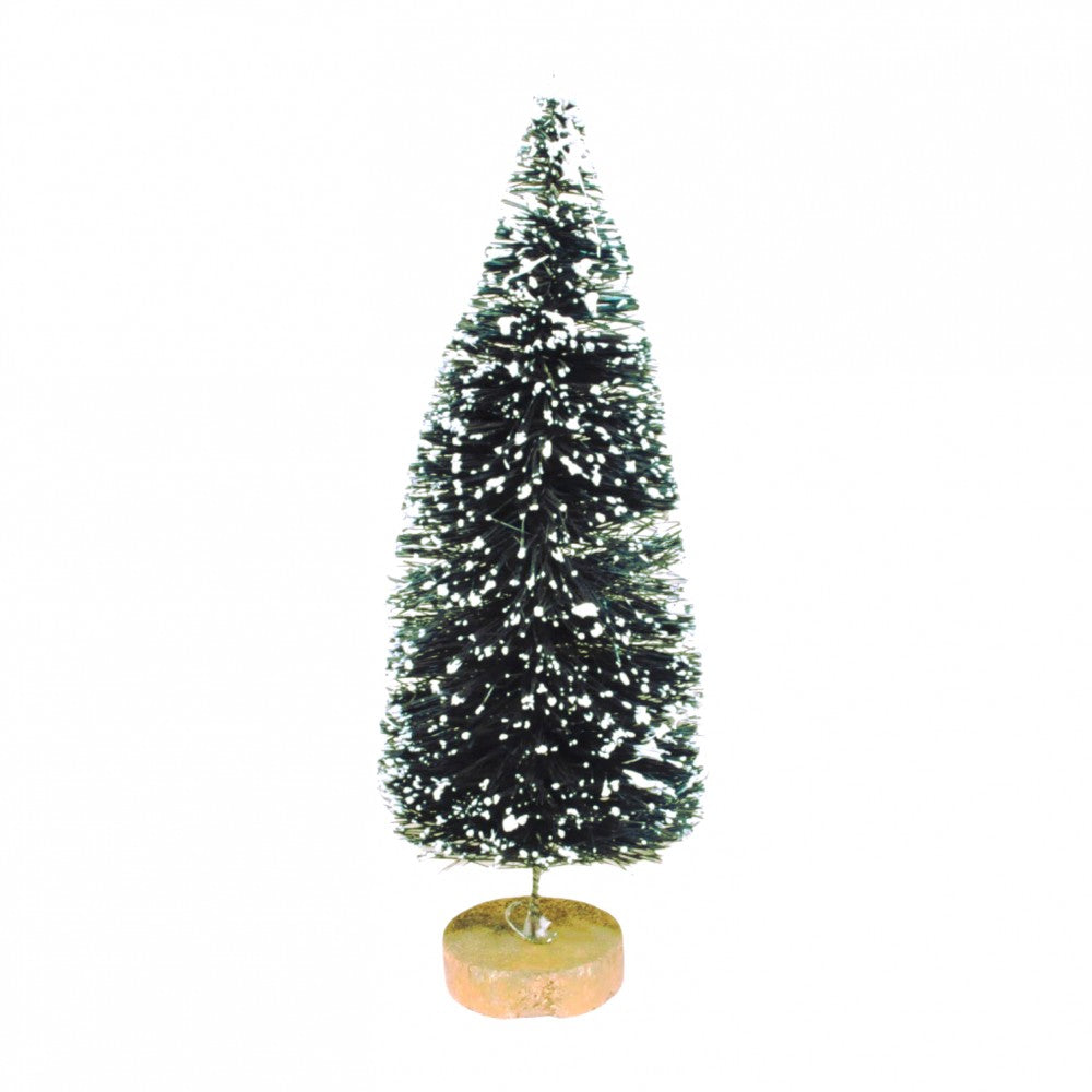 Miniature Christmas Tree with Snow