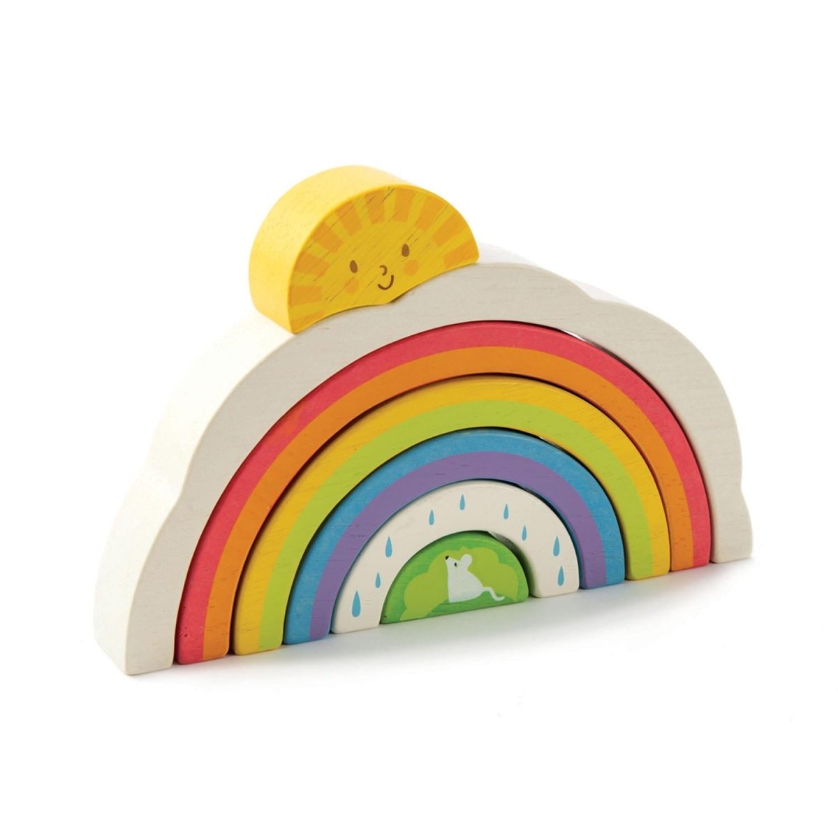 Tender Leaf Toys Rainbow Tunnel - I Want That Present