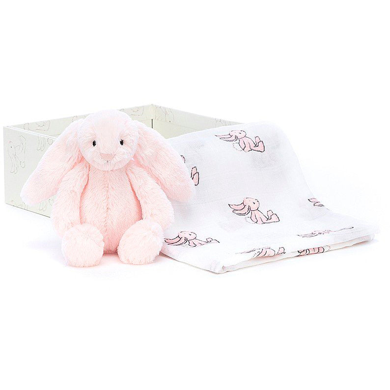 Jellycat Bashful Pink Bunny Gift Set