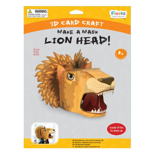 Fiesta Crafts Lion 3D Mask Card Craft
