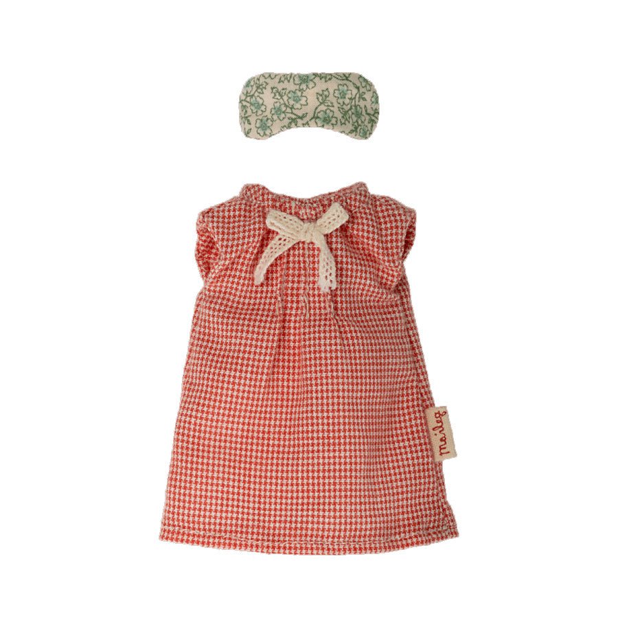 Maileg Mum Mouse - Red Nightgown - Discontinued - I Want That Present