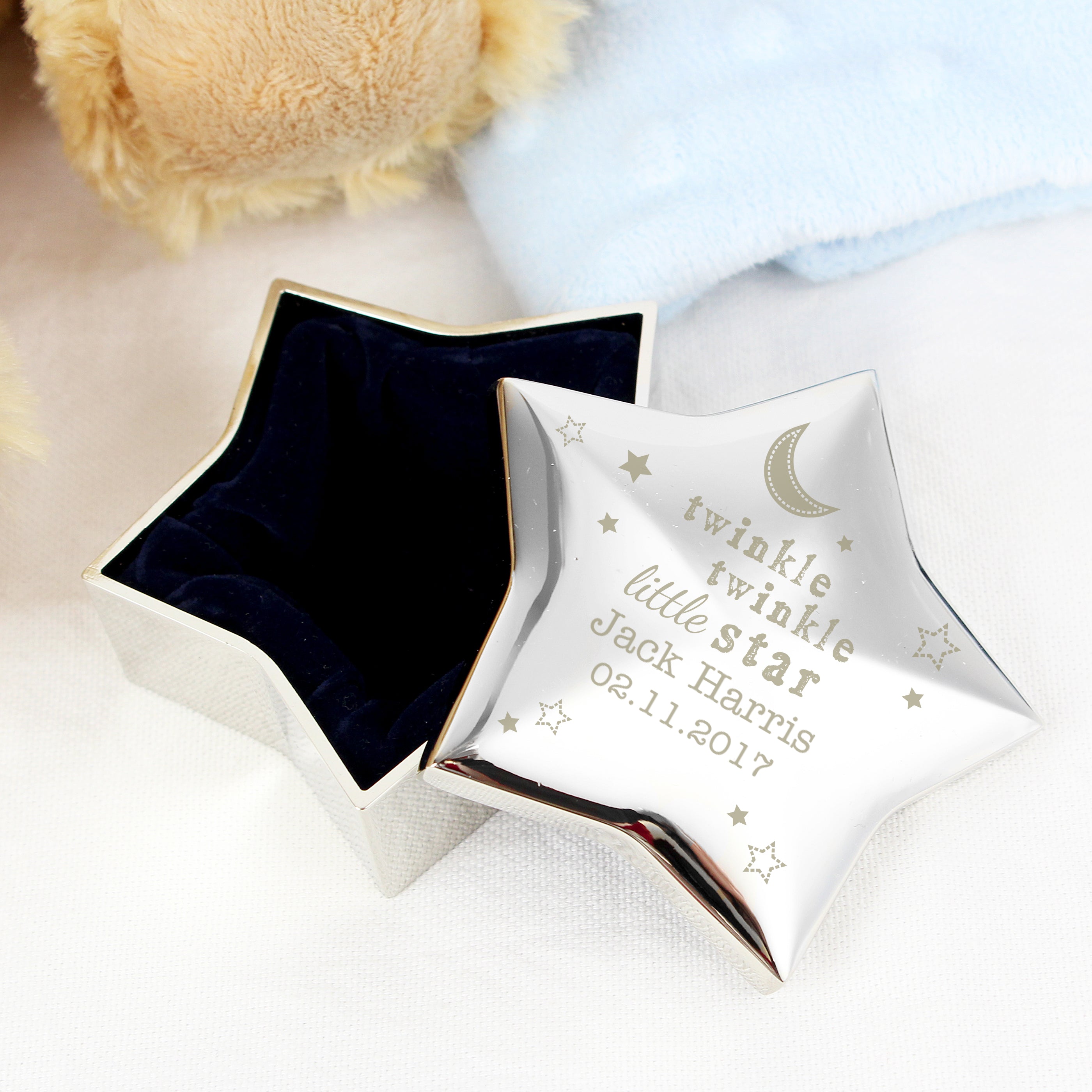 Personalised Twinkle Twinkle Star Keepsake Box
