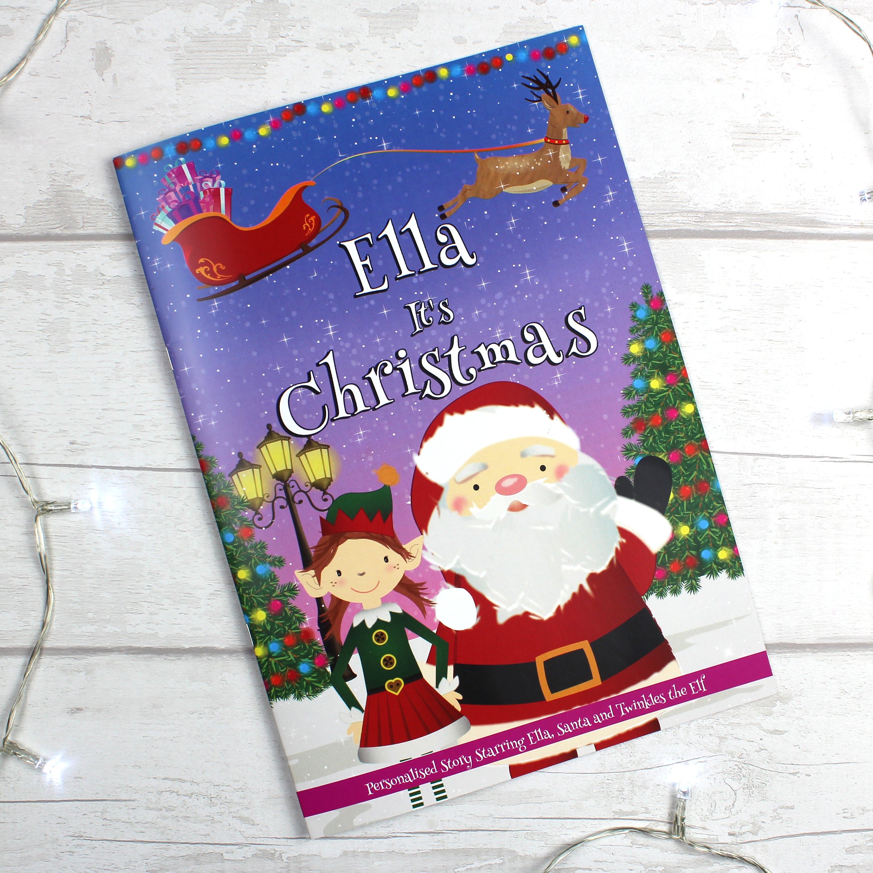 Personalised Girls "It's Christmas" Story Book