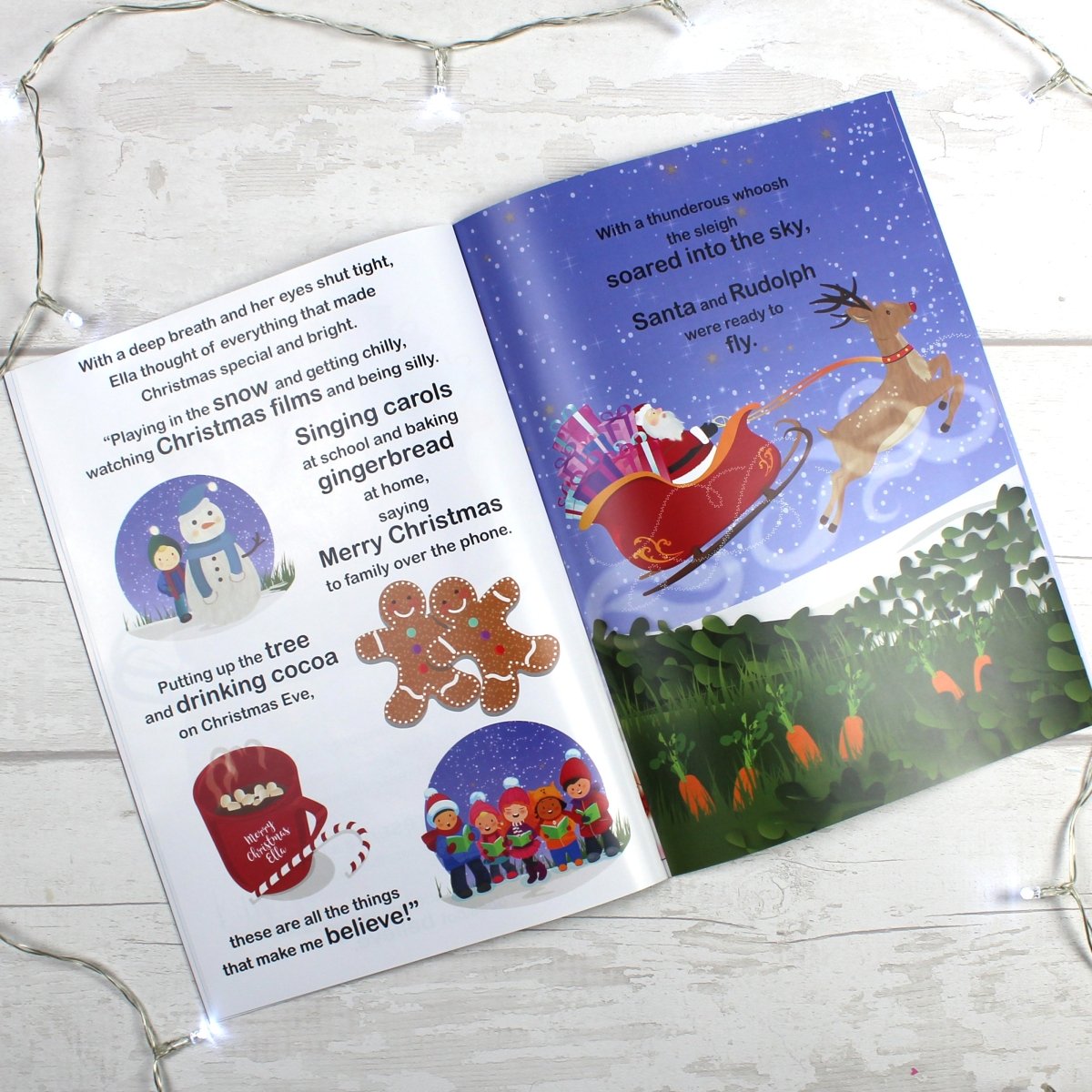 Personalised Girls "It's Christmas" Story Book - I Want That Present