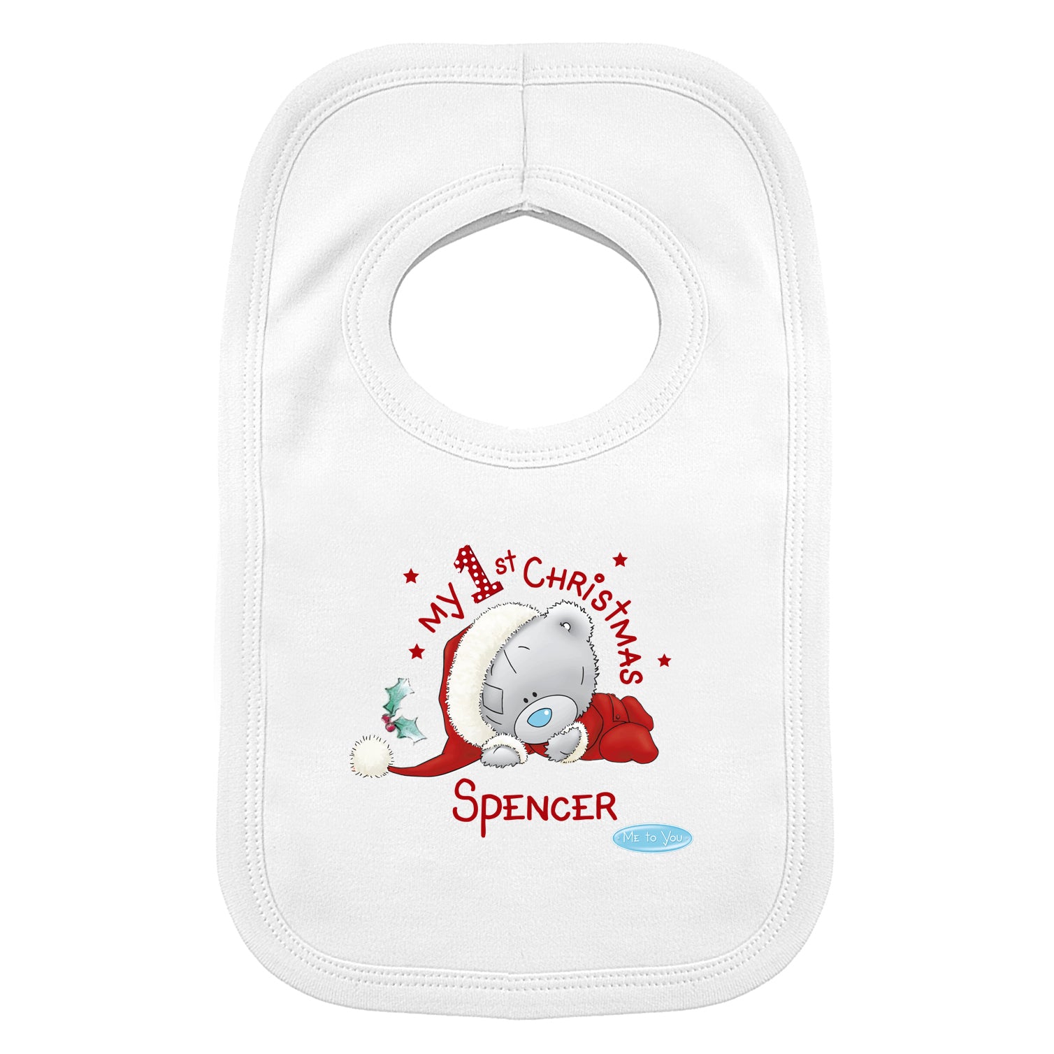 Personalised Me To You My 1st Christmas Bib